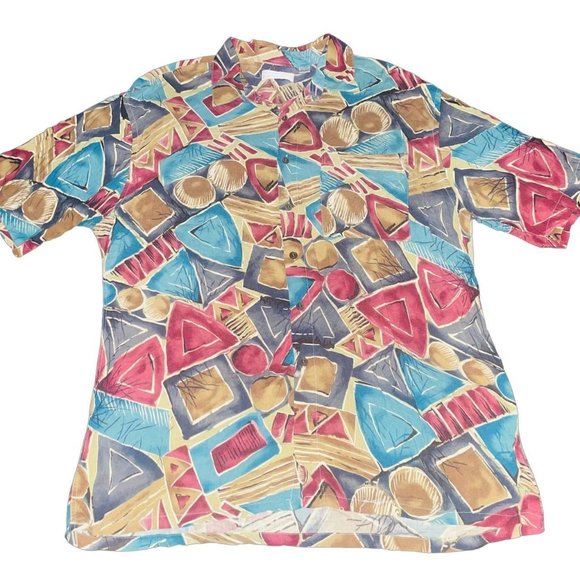 Vintage Other - Vintage London Derry AOP Button T-shirt Large